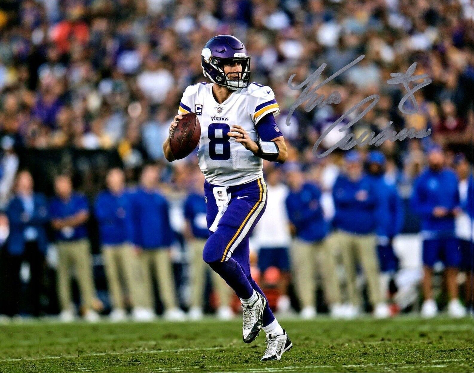 Kirk Cousins Autographed Signed 8x10 Photo Poster painting ( Vikings ) REPRINT ,