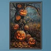 Halloween Kürbis 5d DIY Runde Vollbohrer Dimond Gemälde Kit Wohnkultur40x60cm