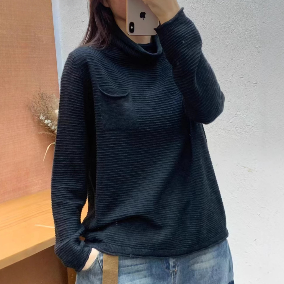 Chicfifth Sweater Women Winter Long Sleeve High Quality Autumn Vintage Top Knitted Cardigan