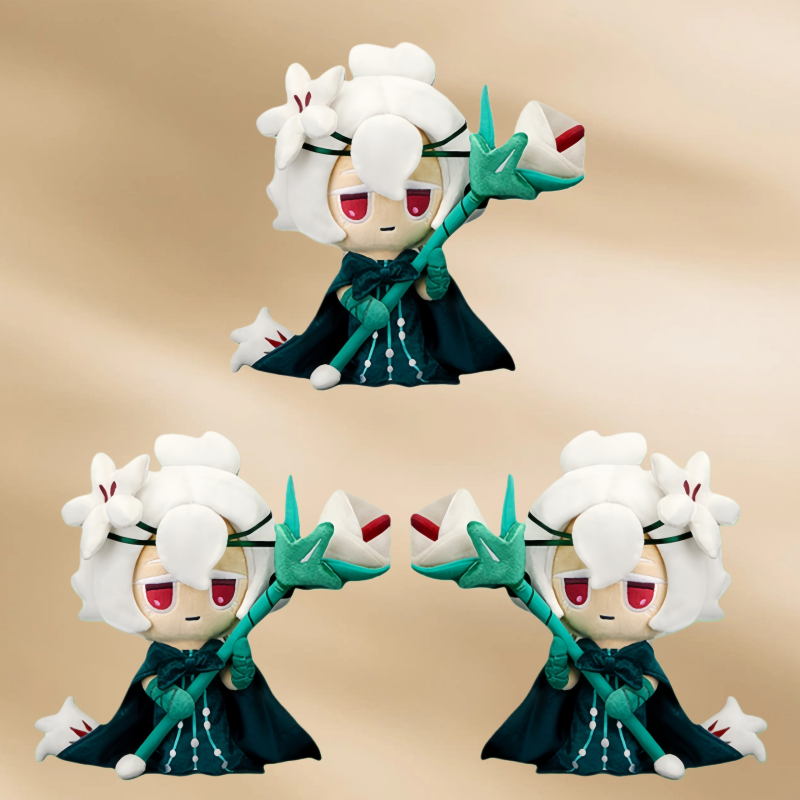 Cookie White lily Plushies 3pcs