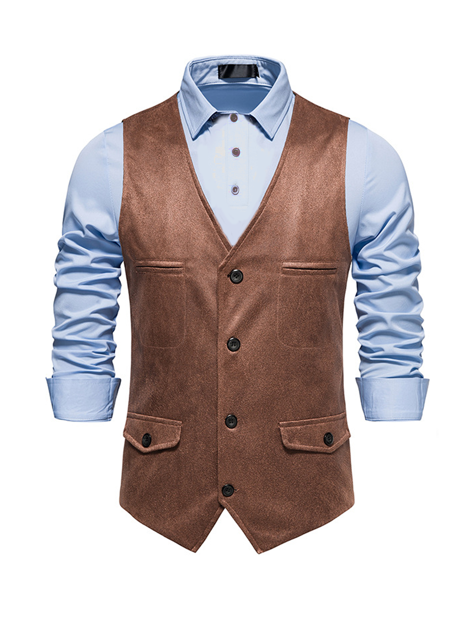 Vintage Embroidery Flowers - Cotton Vest
