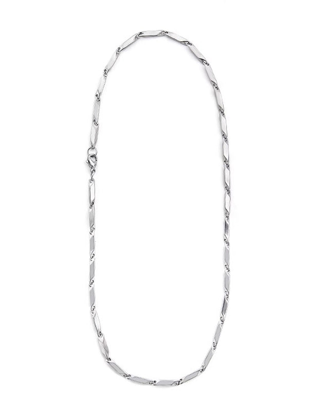 Hip-Hop Retro Solid Color Men’S Necklace