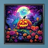 Diamond Painting-DIY Full Round Drill Pumpkin Patch(40x40cm)