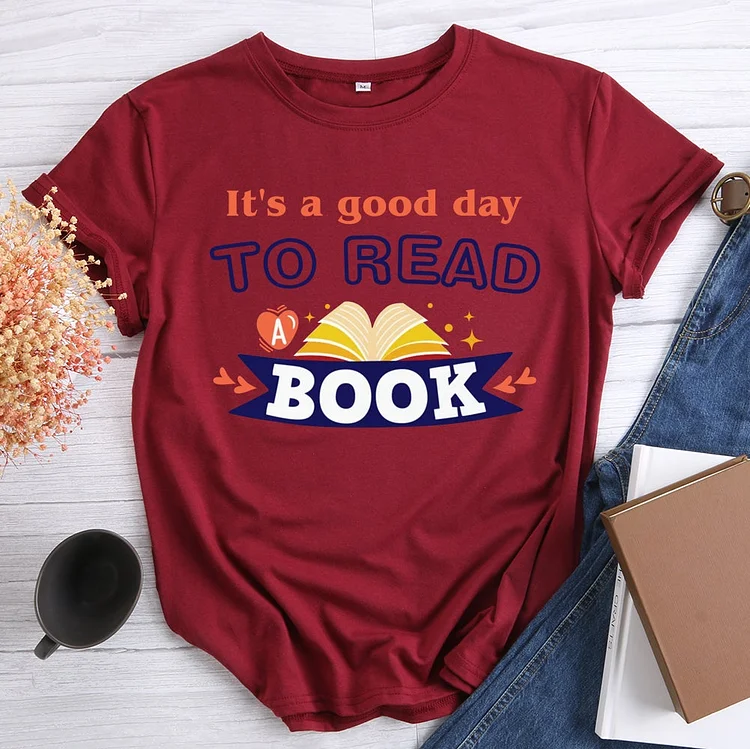 ANB - It's A Good Day To Read A Book T-shirt Tee-010688