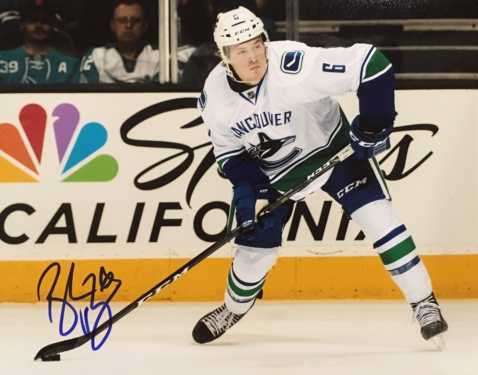PROOF! BROCK BOESER Signed Autographed 8x10 Photo Poster painting VANCOUVER CANUCKS