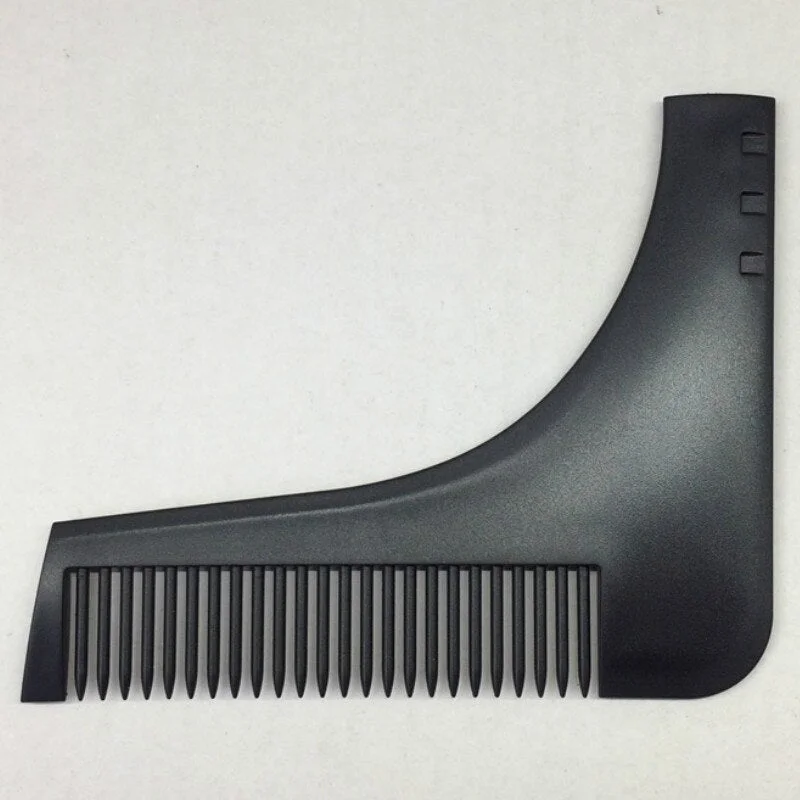 1 Pc Men's Beard Care Appearance Moustache Moulding Hairdressing Plastic Hair Shaping Styling Template Ruler Combs Tool