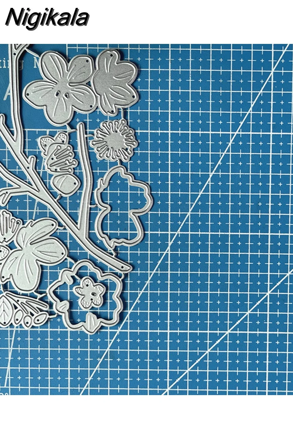 Nigikala Goddess Metal Cutting Dies Cherry Blossoms Diy Scrapbooking Photo Album Decorative Embossing Paper Card Crafts