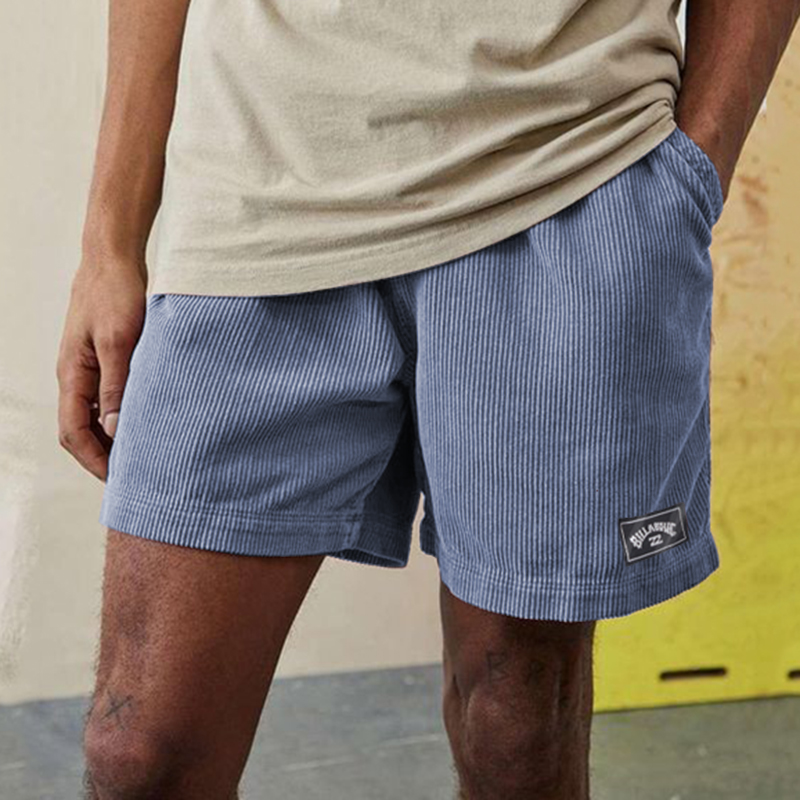 Men's Casual Printed Retro Shorts / [blueesa] /
