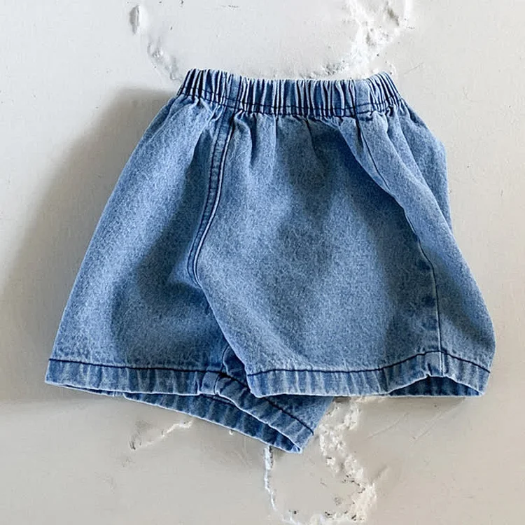 Baby Denim Casual Bloomer Shorts