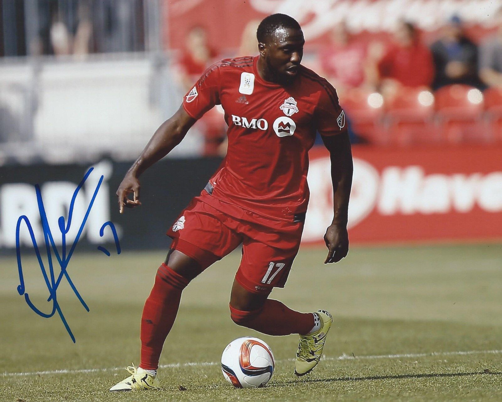 Jozy Altidore Signed 8×10 Photo Poster painting Toronto FC MLS Soccer Autographed COA B