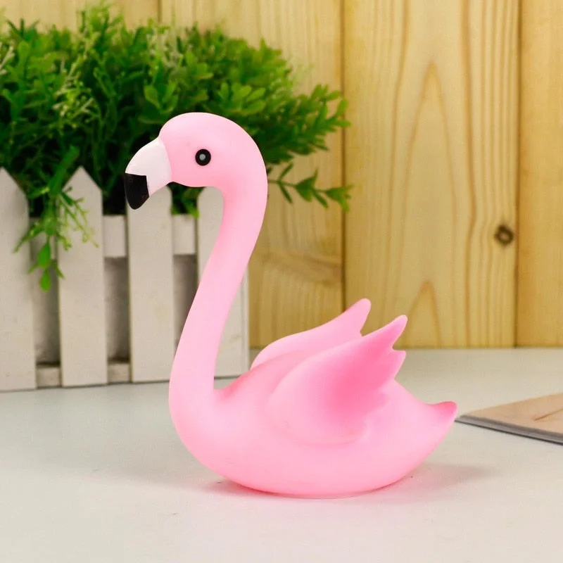 Pink Flamingo Cake Decorations Acrylic Cake Topper for Birthday Party Decoration Wedding Dessert Lovely Gifts Hawaii Party Decor