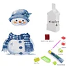 Snowman DIY Acrylic Shaking Head 5D DIY Diamond Art Tabletop Ornament Home Decor