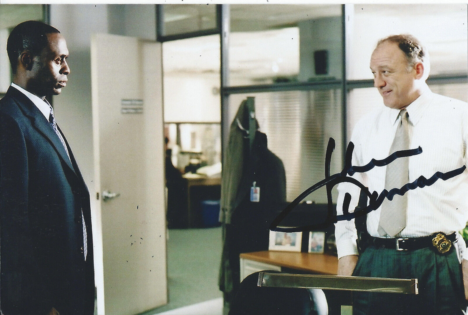 John Doman Signed 4x6 Photo Poster painting Autographed HBO The Wire Bill Rawls COA Authentic