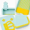 Crown Flip Cover Diamond Painting Sorting Tray with Spout (Mint)