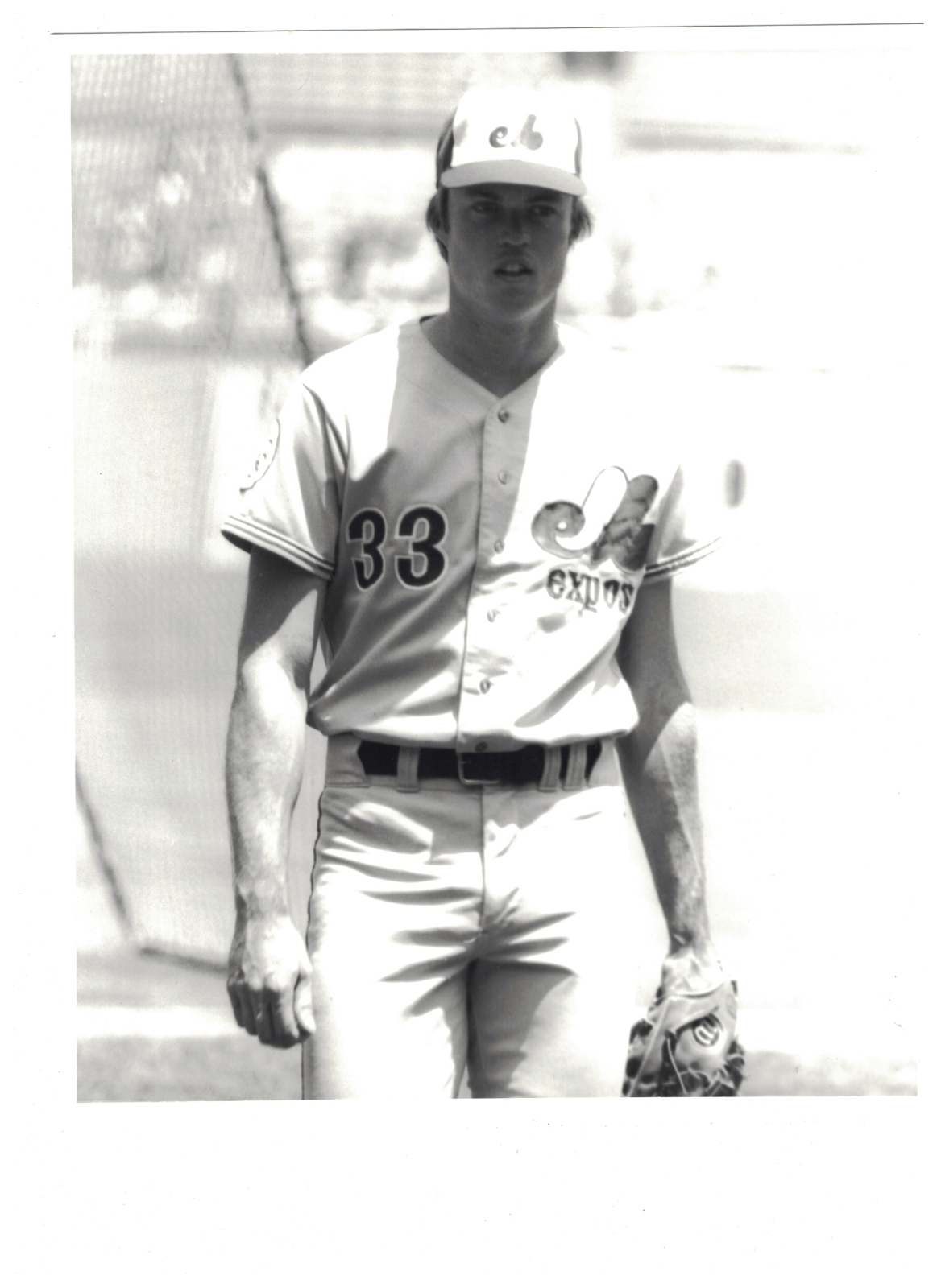 Chip Lang Montreal Expos Vintage 8x10 Baseball Photo Poster painting RH2