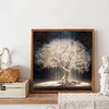 Arbre de vie-plein diamant rond peinture-30 * 30cm