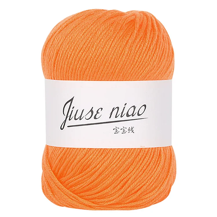 50g/roll 6-strand Cotton Thin Yarn for Crochet Knitting DIY Thread Material
