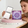 Mandala DIY, speziell geformte Diamantmalerei, Kompaktspiegel-Sets, Diamantkunst-Malerei, Taschenspiegel f&uuml;r Anf&auml;nger, Kunsthandwerksgeschenke f&uuml;r Fra