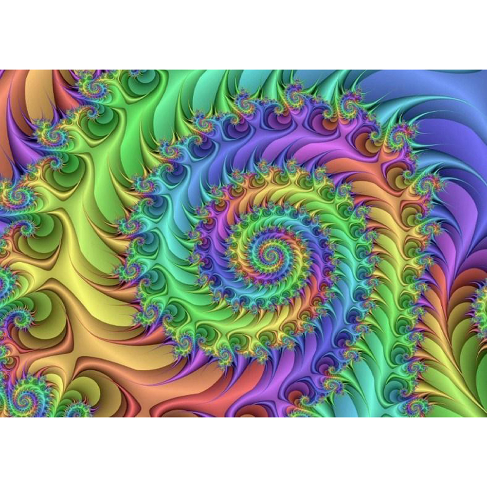 

40*30CM - Spiral - Round Drill Diamond Painting, 501 Original