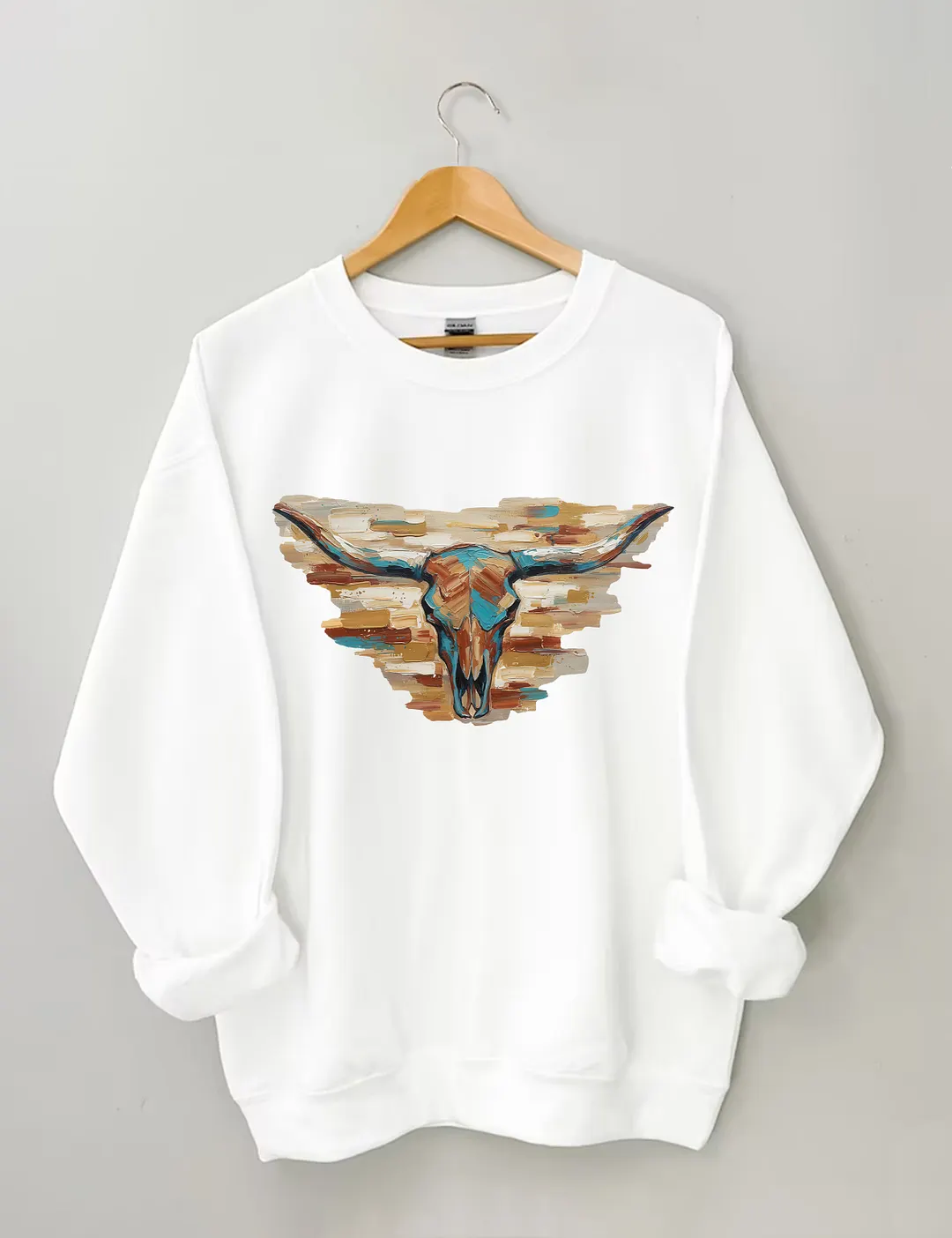 Longhorn Cow Sweatshirt