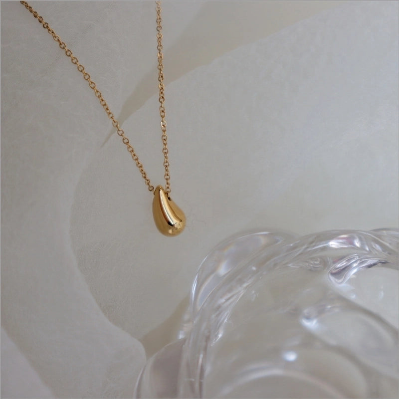 2 Pieces Minimalist Classic Style Geometric Titanium Steel Plating Pendant Necklace