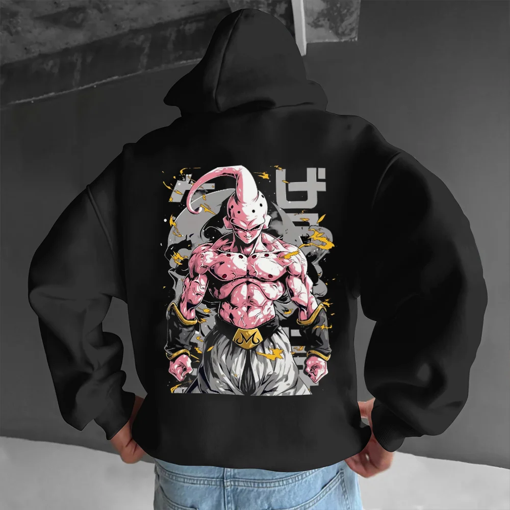 Dragon Ball Magic Man Buu Printed Men's Hoodie