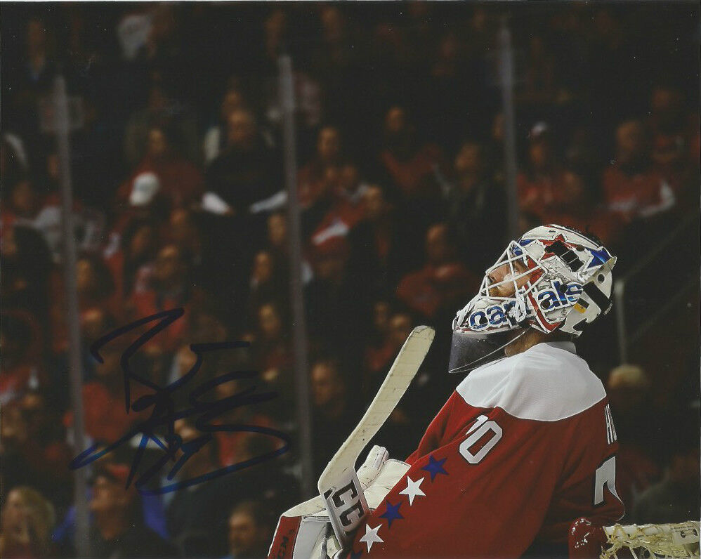 Washington Capitals Braden Holtby Signed Autographed 8x10 NHL Photo Poster painting COA M