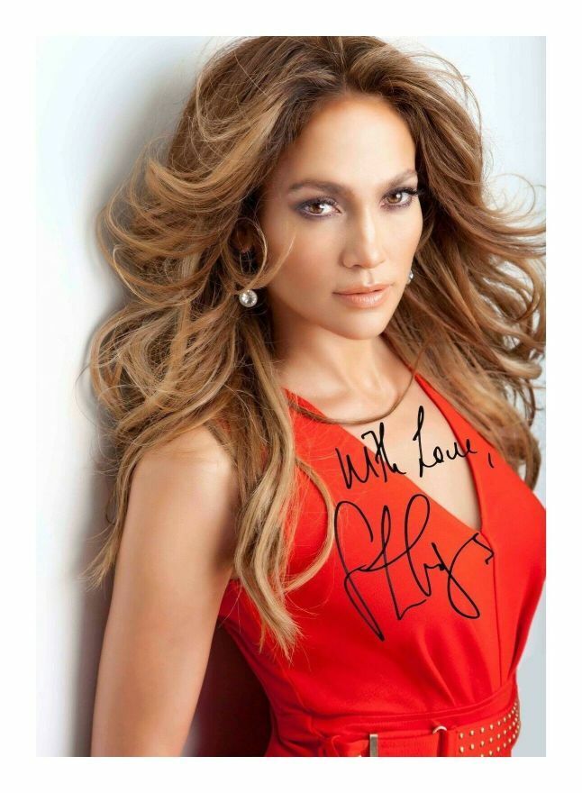 JENNIFER LOPEZ AUTOGRAPH SIGNED PP Photo Poster painting POSTER