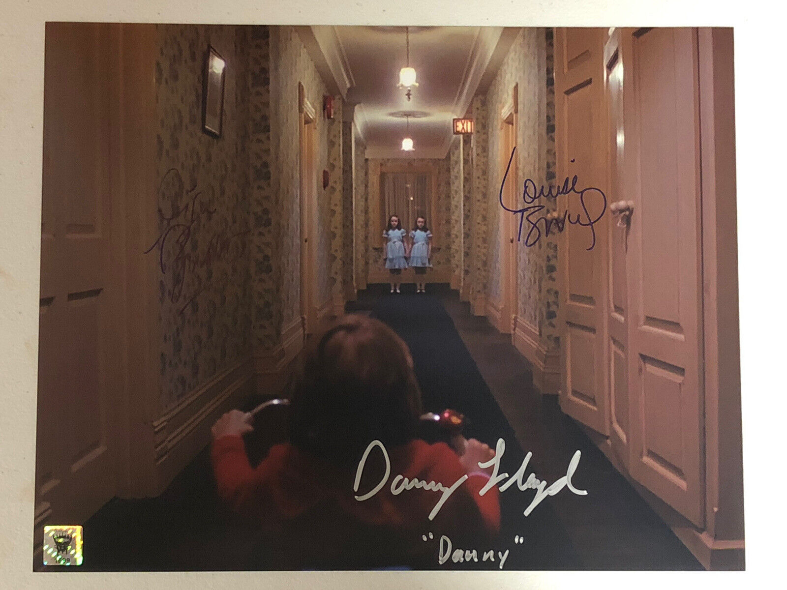 SHINING DANNY LLOYD GRADY TWINS SIGNED AUTOGRAPHED 11X14 Photo Poster painting EXACT PROOF & COA