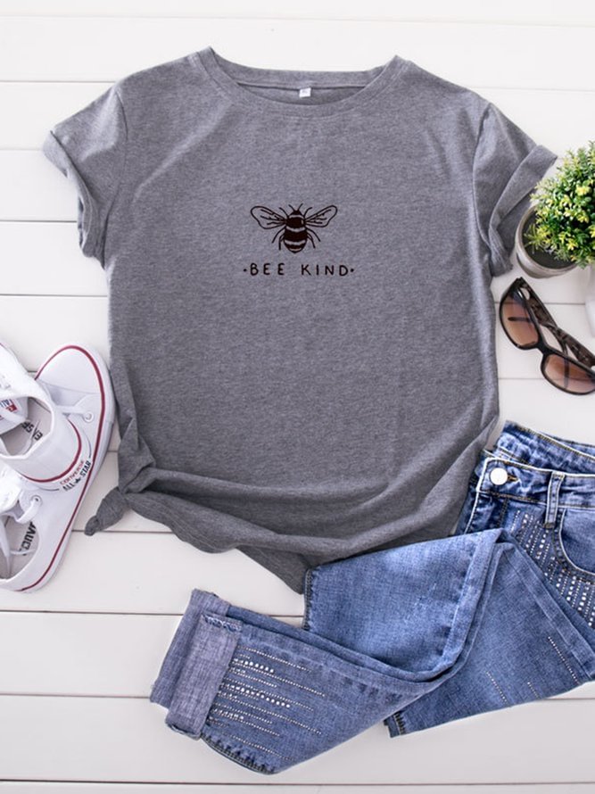 Bee Cotton-Blend Shirts & Tops