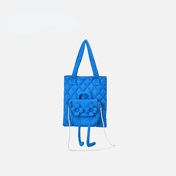 Creative Detachable Plush Doll Bag - yankia
