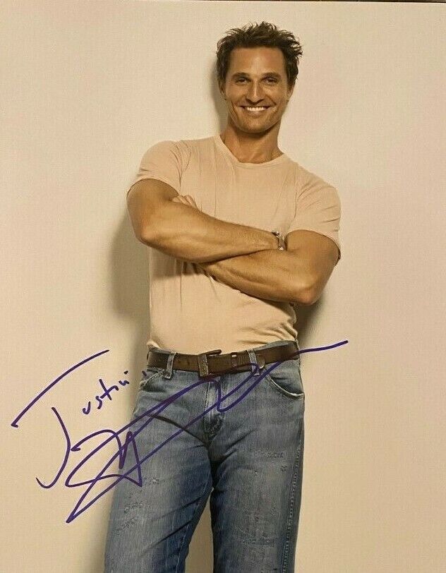 Matthew McConaughey signed autographed 8x10 Photo Poster painting