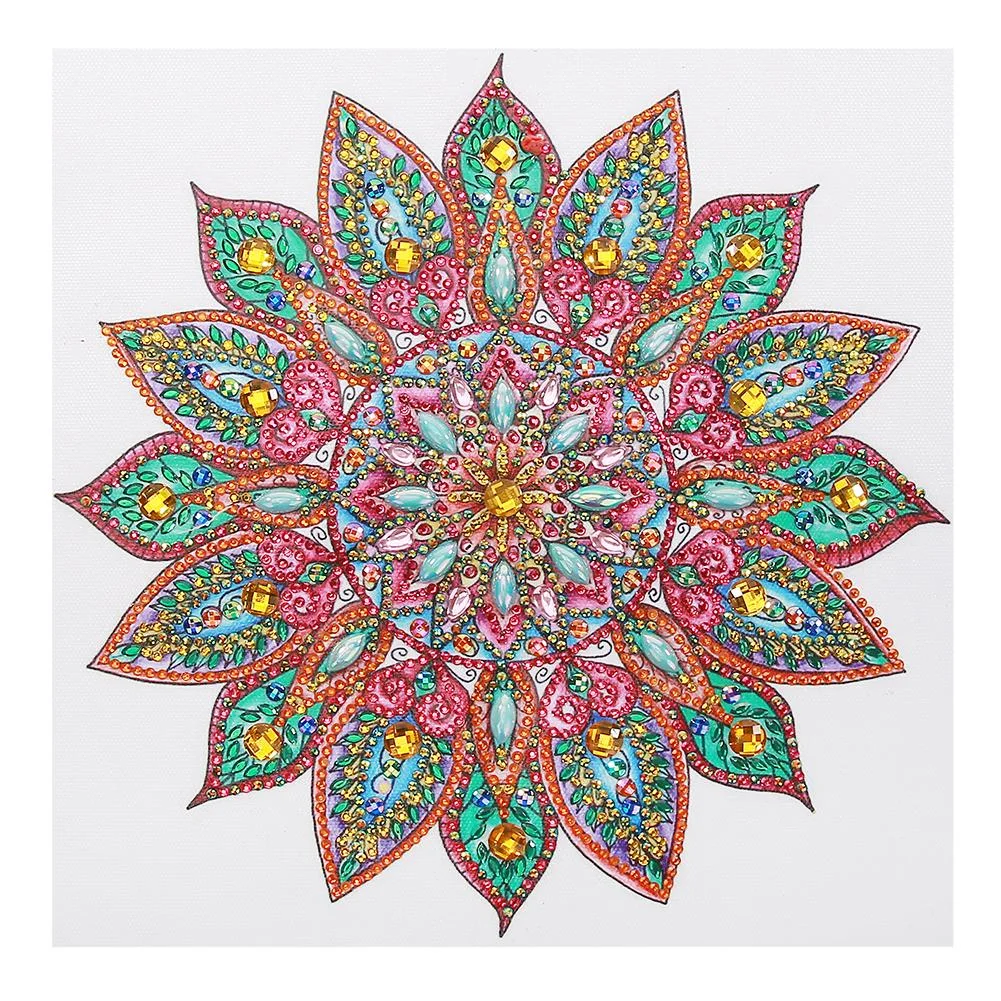 Partial Special Shaped Diamond Painting Mandala
