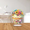 Diamond Painting Acrylic Flower Cake Table Top Ornament Kits for Home Decor