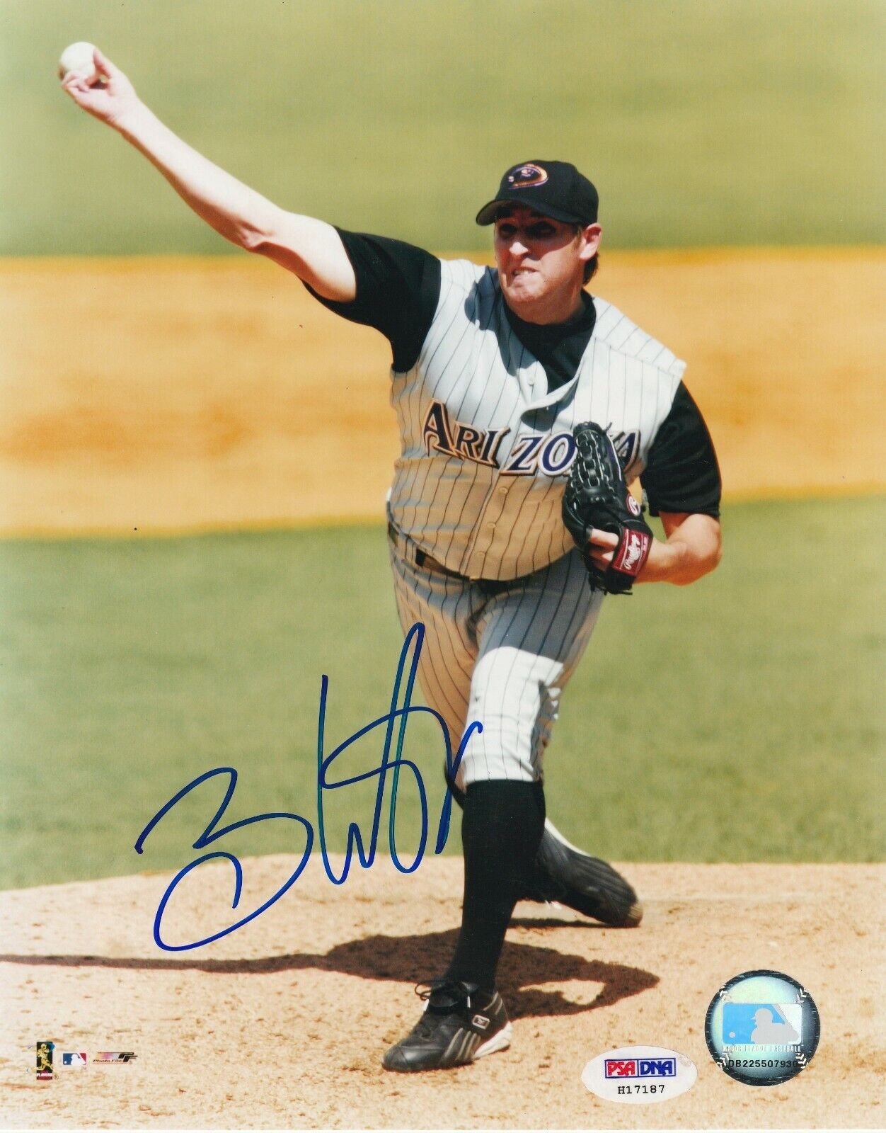 BRANDON WEBB Signed Arizona DIAMONDBACKS 8X10 Photo Poster painting w/ PSA COA