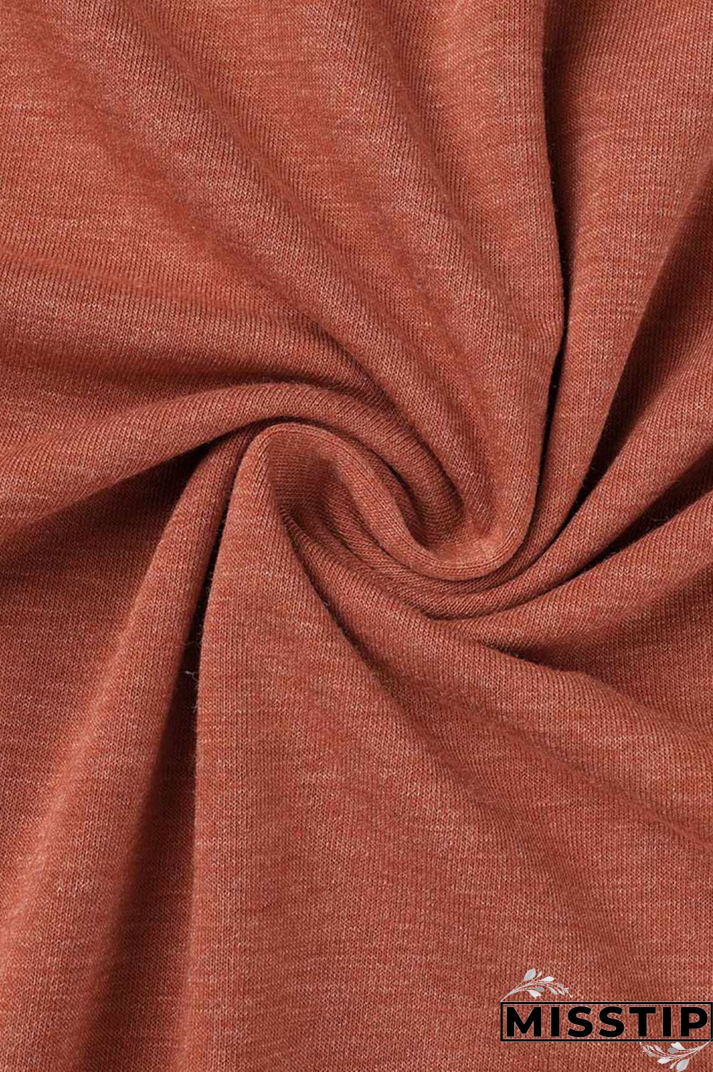 Orange Red Casual Solid Patchwork O Neck Short Sleeve Two Pieces