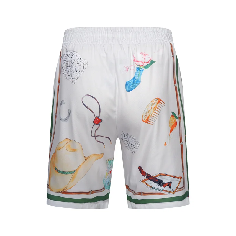 Casablanca 2023SS New Product Silk Short Sleeve Shirt