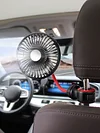 Auto Air Circulator 3 Gear Portable Ventilation Fan Rear Seat Fan for Auto Truck