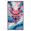 Dragon-11CT Stamped Cross Stitch 40*70cm/15.75*27.56in(Big Size)