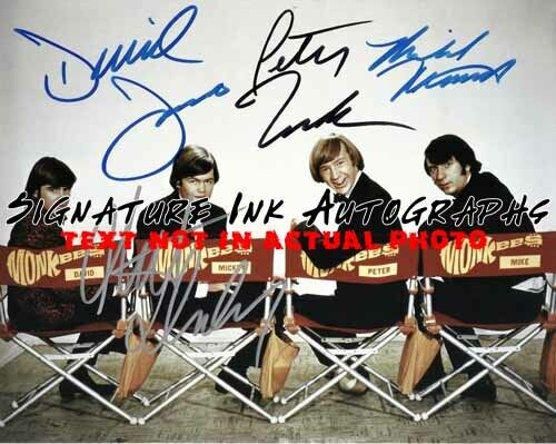 The Monkees Signed 8x10 Autographed Photo Poster painting reprint