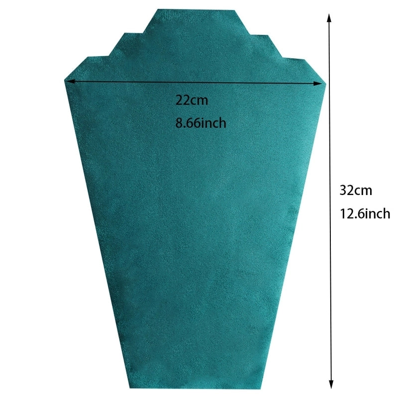 Casual Minimalist Solid Color Flannel Patchwork Jewelry Display