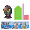 Diamond Painting Lion Acrylic Desktop Decor with Light