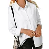 Chemise en jean &agrave; manches longues pour femme