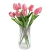 Rose Napkin Holders Plastic Handcraft Flower Napkin Rings Set Table Decorations for Wedding Luncheons Picnics Banquet Birthday