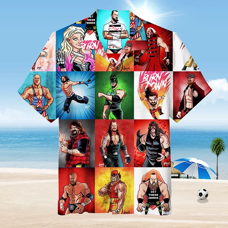 WWE|Unisex Hawaiian Shirt