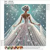 Diamond Painting-DIY Crystal Rhinestone Wedding Dress Girl