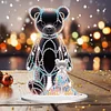 Diamond Painting Acrylic Black Bear White Bear Desktop Decor Ornaments