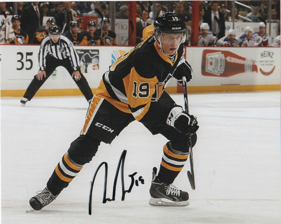 Pittsburgh Penguins Beau Bennett Signed Autographed 8x10 NHL Photo Poster painting COA E