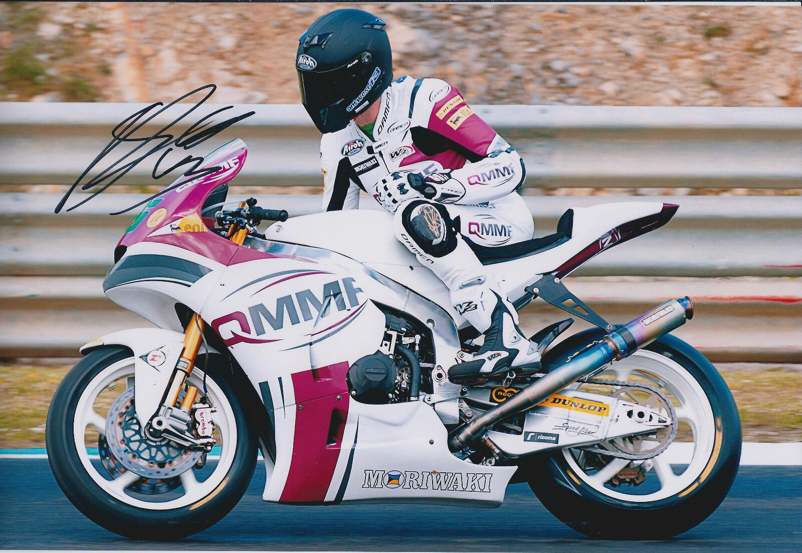 Scott REDDING SIGNED MOTOGP 12x8 Photo Poster painting AFTAL COA Autograph HONDA Racing Team