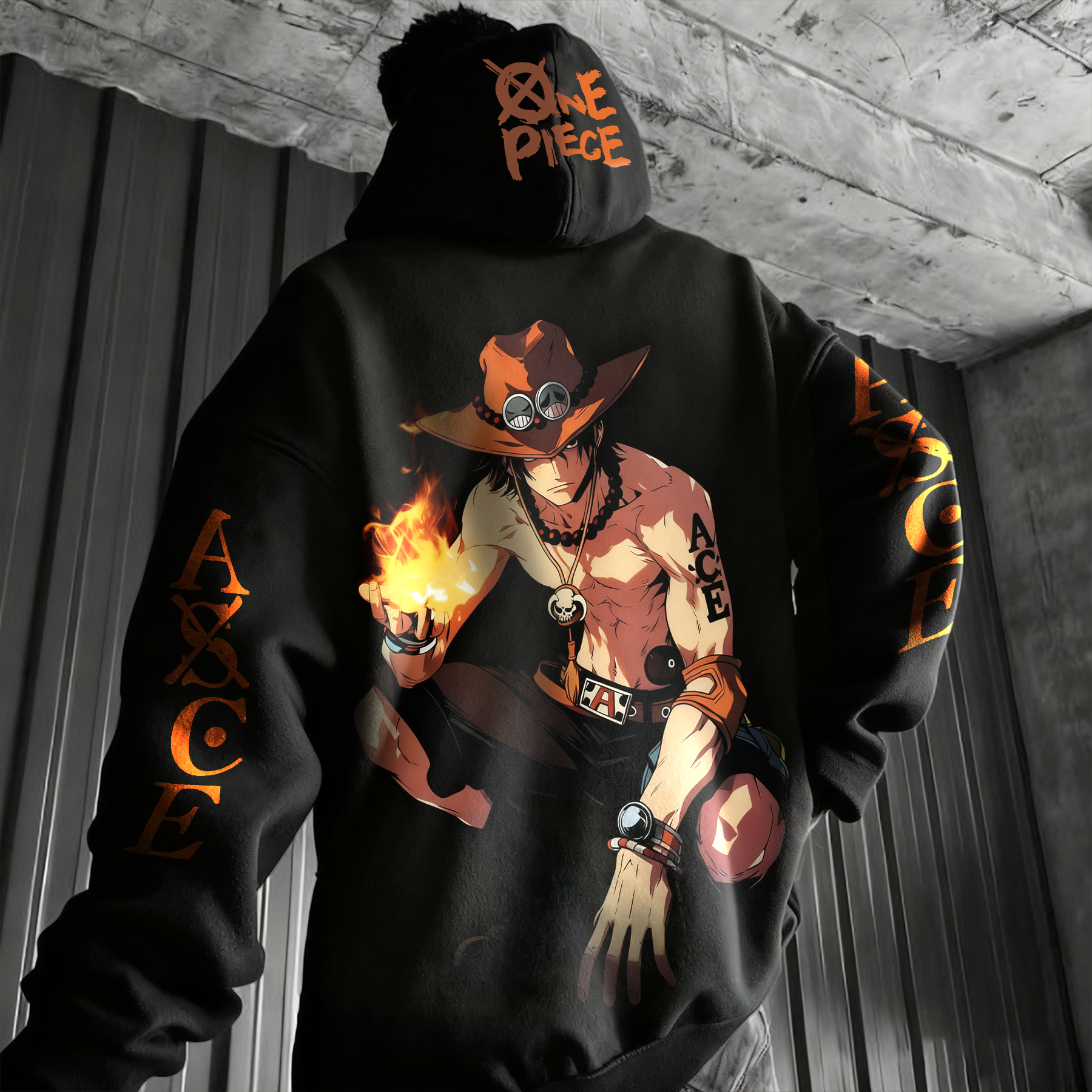   Anime Hoodie with Ace Graphic Design for Fans